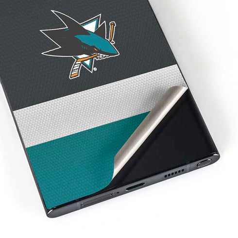 NHL San Jose Sharks Jersey Galaxy S25 Ultra Skin